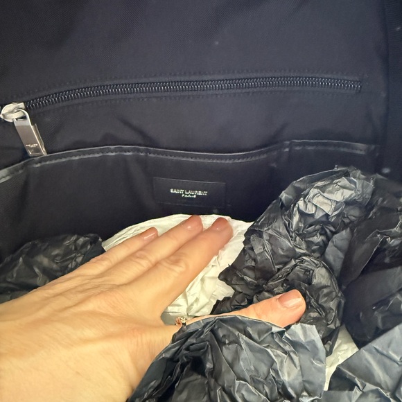 NWT Saint Laurent Leopard Yellow Black Backpack Travel main image 6